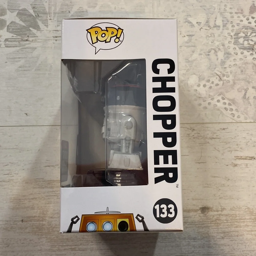 Funko Pop Chopper #133 Star Wars Rebels Exclusive Bobble Head - Picture 5 of 9